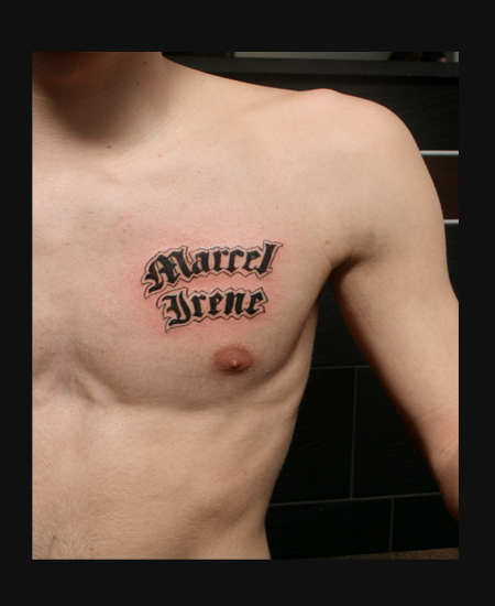 Marcel Hinzen als tattoo